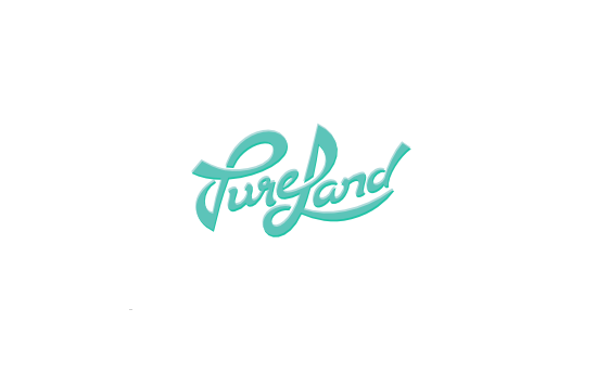 PureLand字体设计LOGO