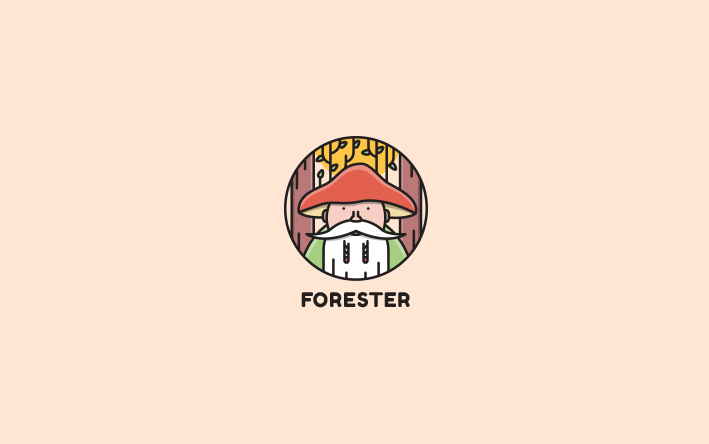 Forester 林务员标志