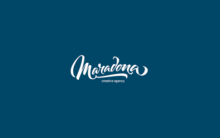 Maradona字体设计LOGO