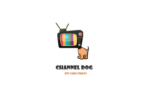 CHANNEL DOG 狗电视标志设计LOGO