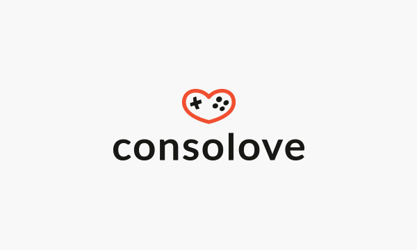CONSOLOVE 爱心游戏标志