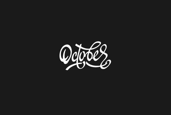October字体设计LOGO
