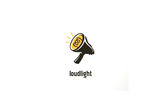 LoudLight 灯泡标志