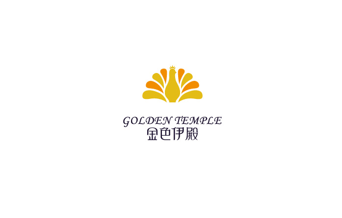 金色伊殿Logo设计LOGO