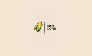 SUPER CORN 玉米标志设计LOGO