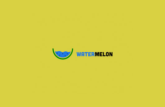 Watermelon 西瓜 水果 标志