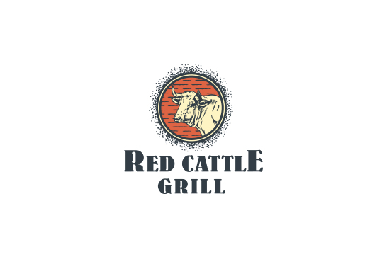 Red Cattle 牛标志设计标志
