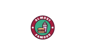 ALMOST 汉堡甜品标志LOGO