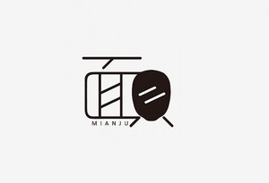 面具 字体设计LOGO