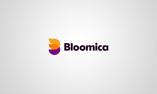 Bloomica 字母B 标志