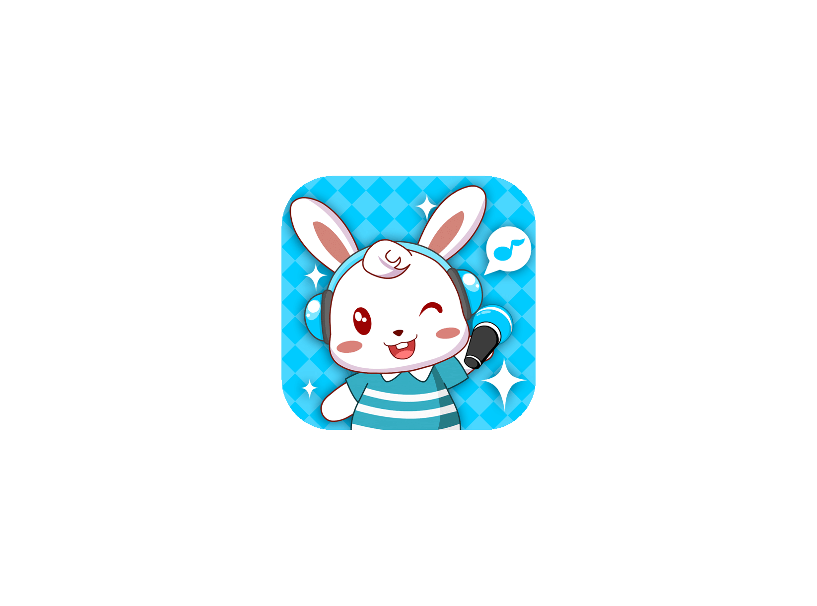 兔小贝儿歌 ICON 图标标志