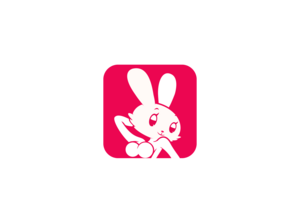 白兔美女 ICON 图标LOGO