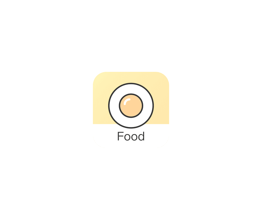 Macaron Food ICON 图标标志