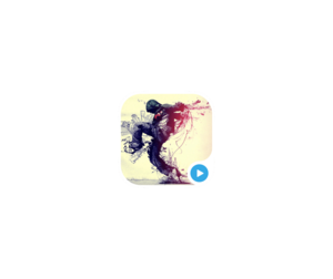 鬼步舞视频 ICON 图标LOGO