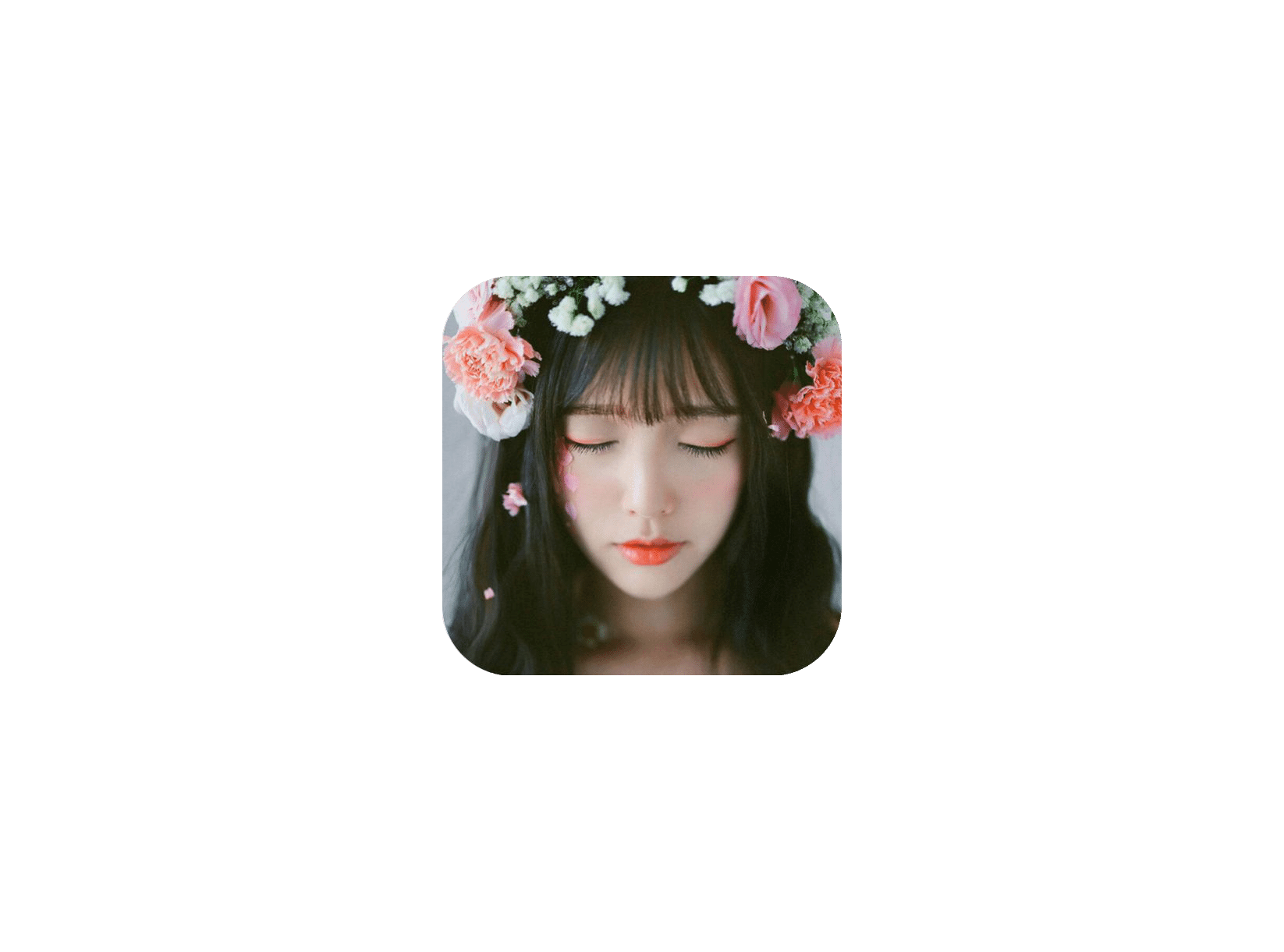 B612萌印自拍相机 ICON 图标标志