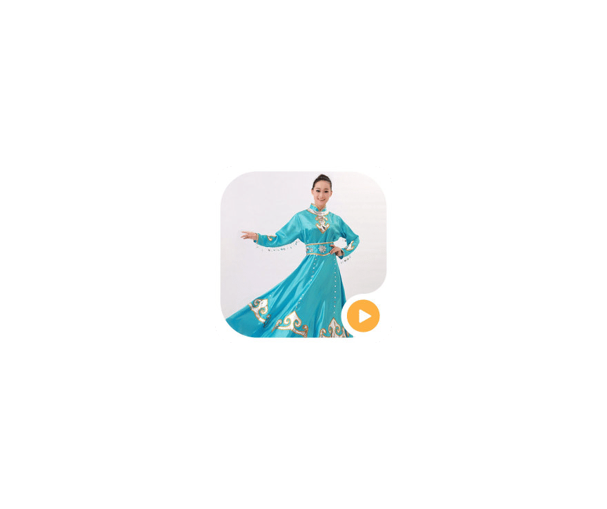 广场舞视频 ICON 图标标志