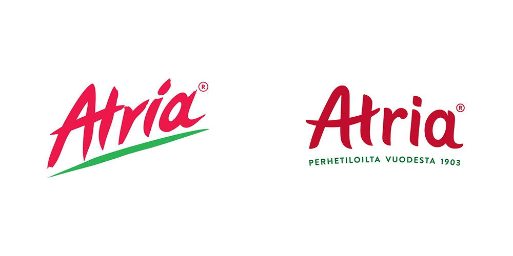Atria芬兰食品巨头公司LOGO设计3