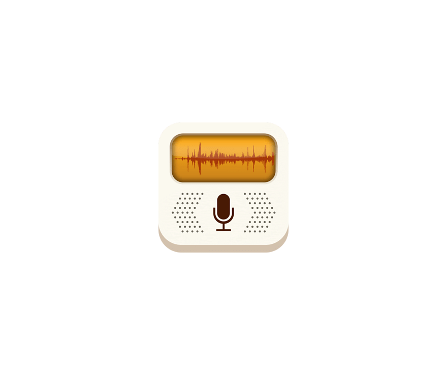 录音达人 ICON 图标标志