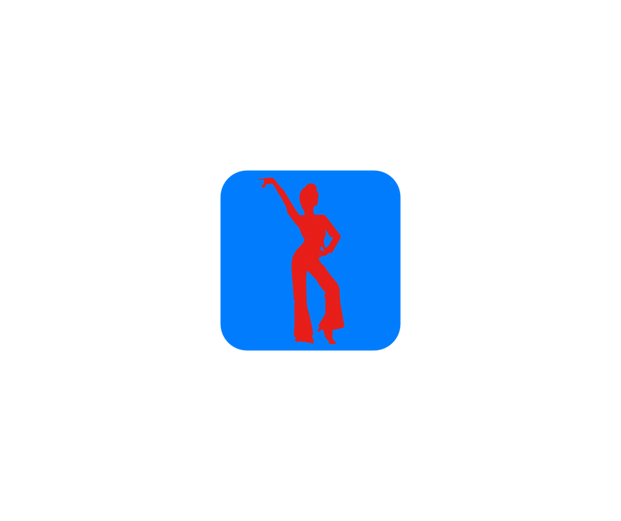 广场舞曲 ICON 图标标志
