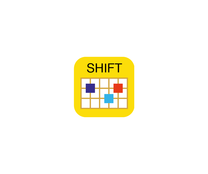 班表管理 ICON 图标标志