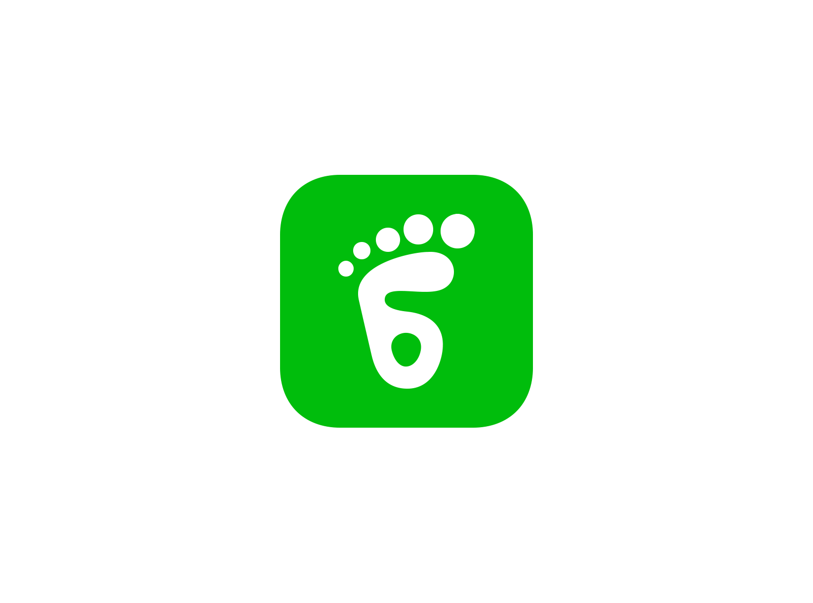 六只脚户外线路 ICON 图标标志