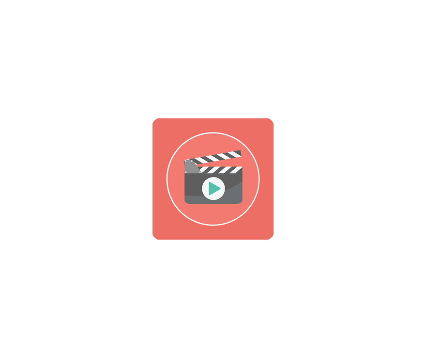 Square Video ICON 图标标志