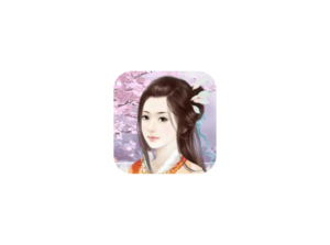 妆扮古装美女公主 ICON 图标LOGO