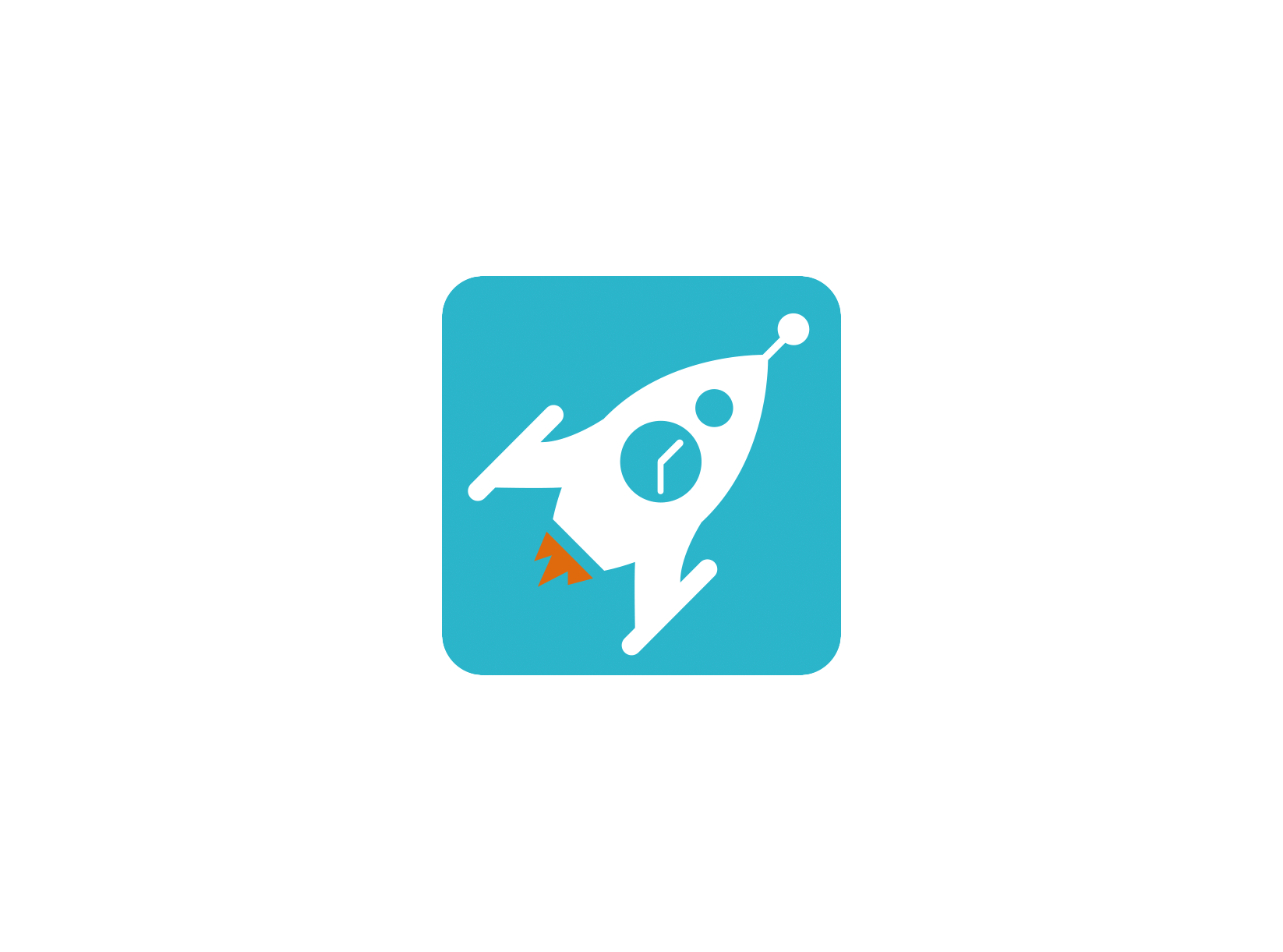 火箭闹钟 ICON 图标标志
