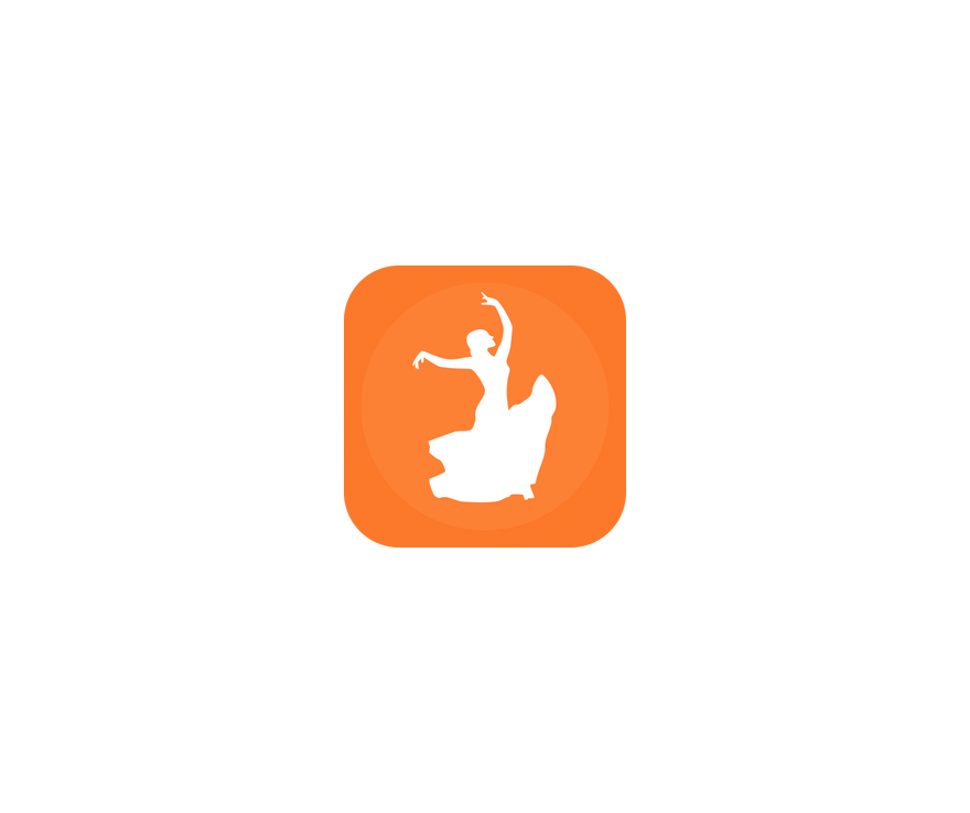 广场舞歌曲 ICON 图标标志
