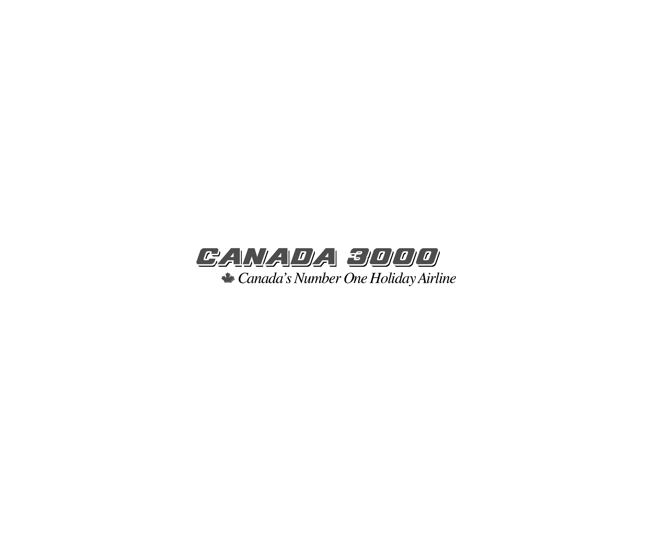 Canada 3000标志