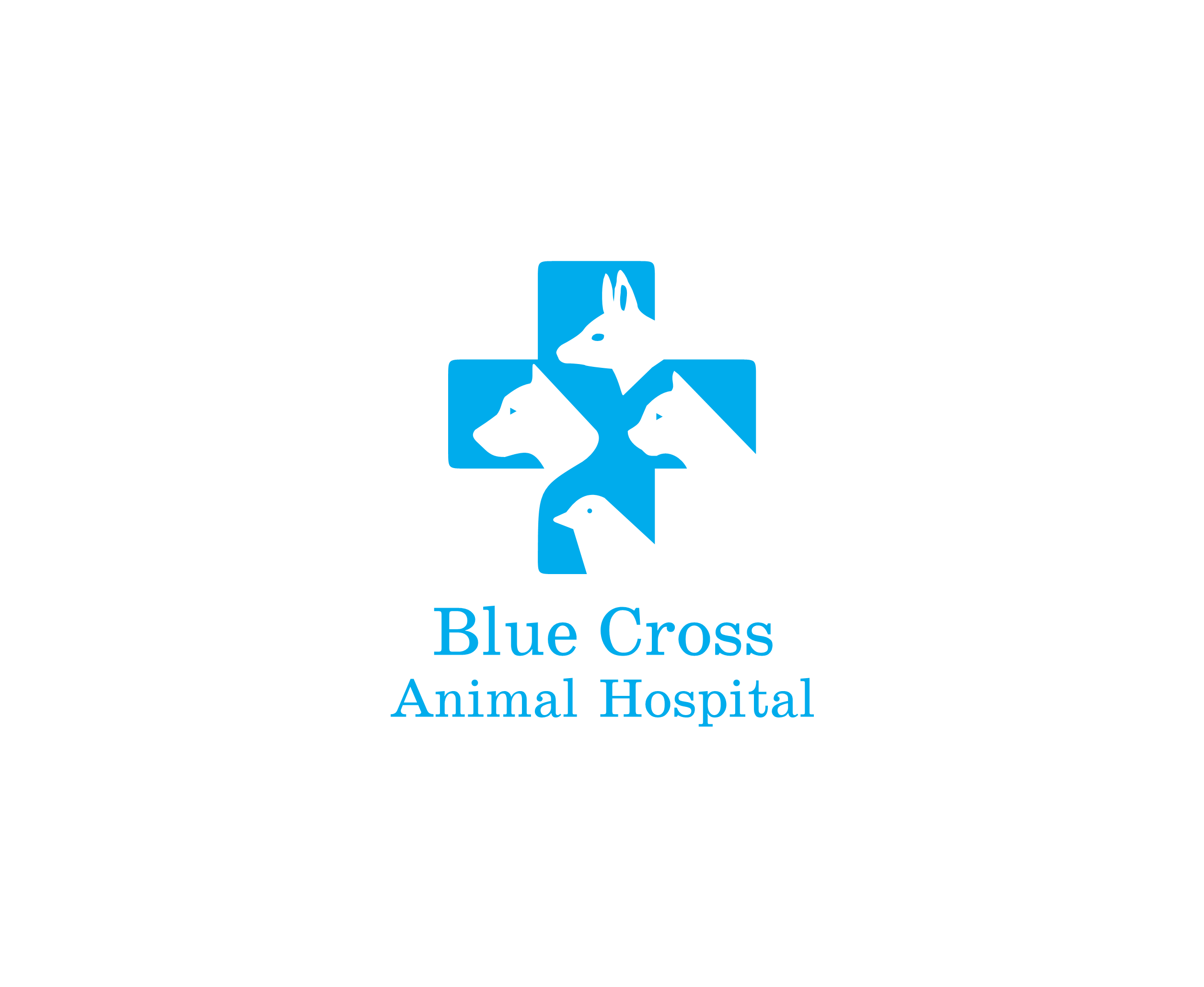 Blue Cross Animal Hospital标志