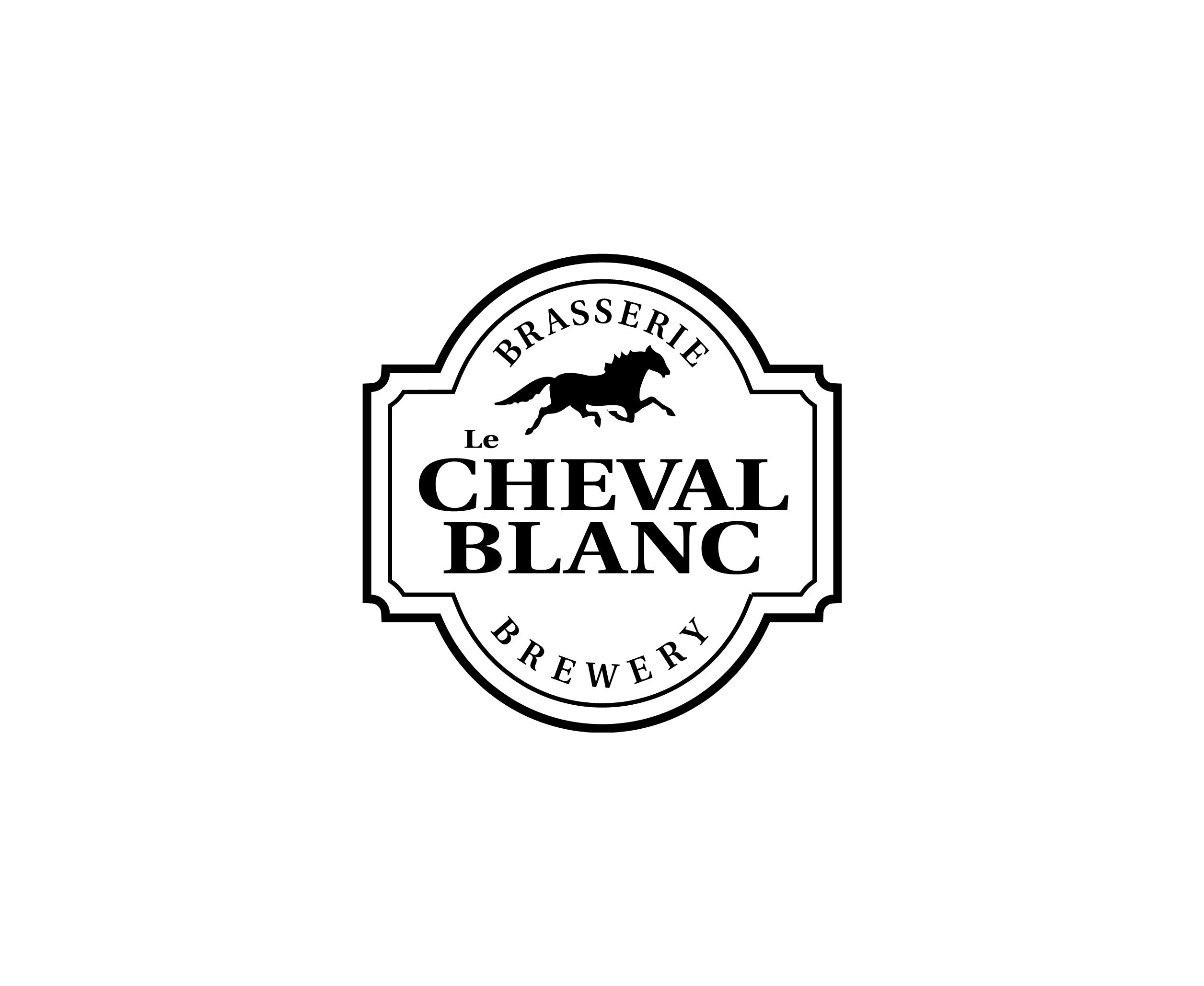 Cheval Blanc Brewery Logo标志