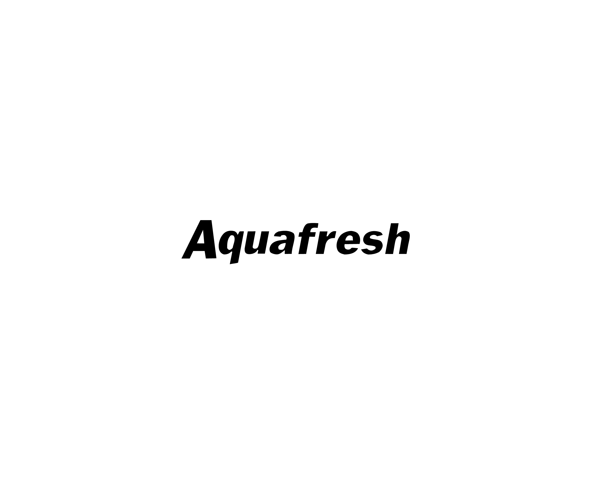 Aquafresh标志