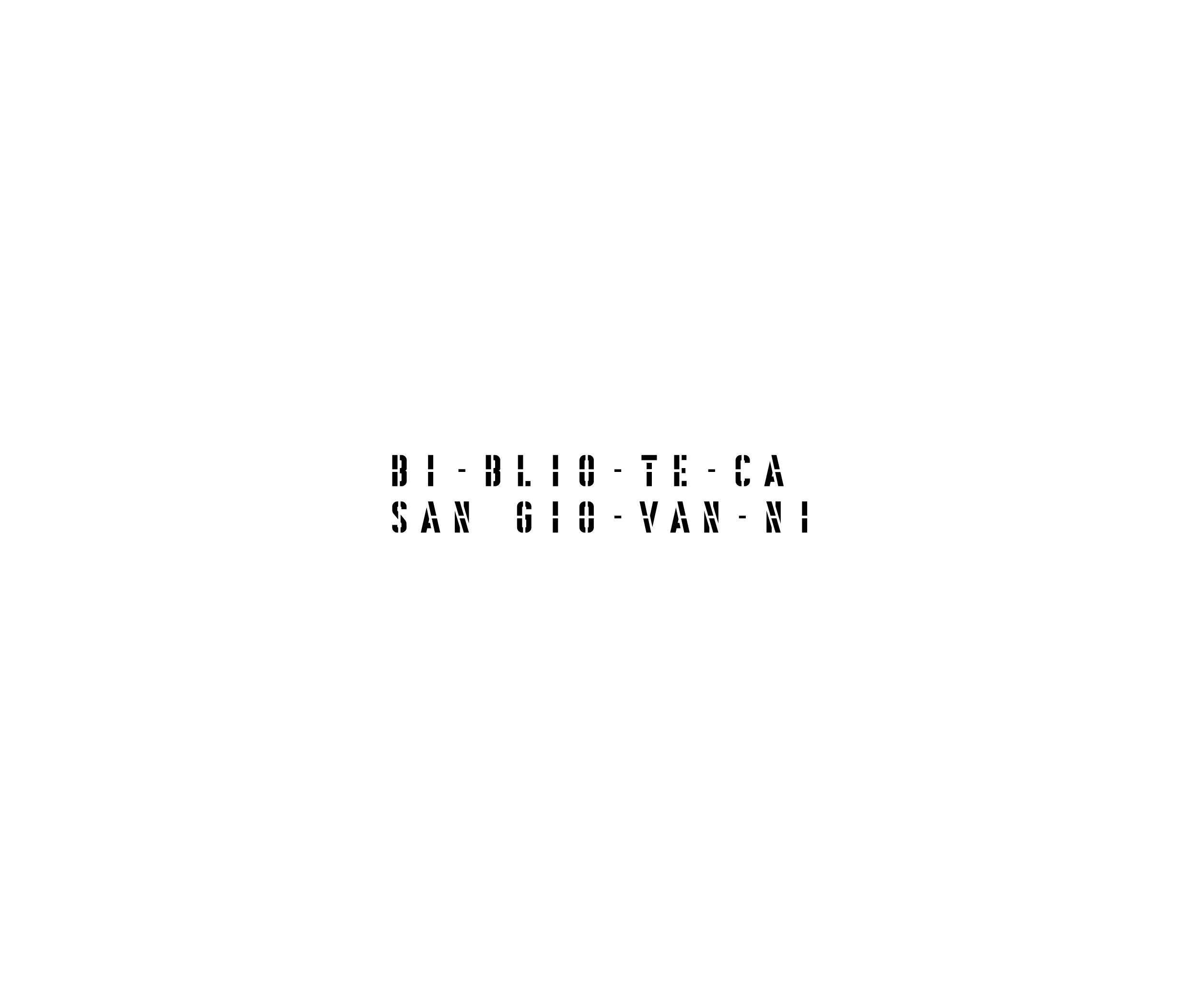 Biblioteca San Giovanni 71106标志