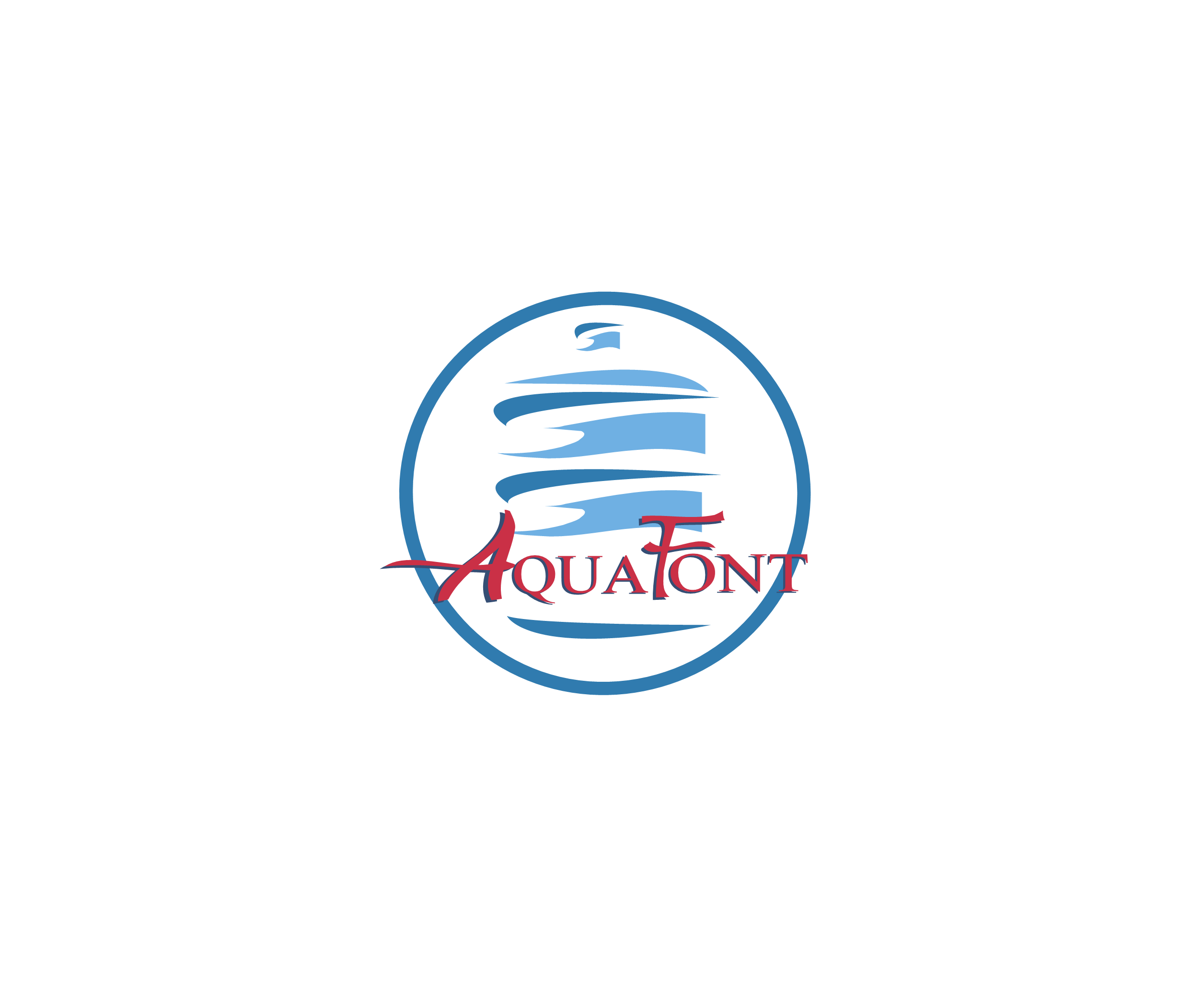 Aquafont标志