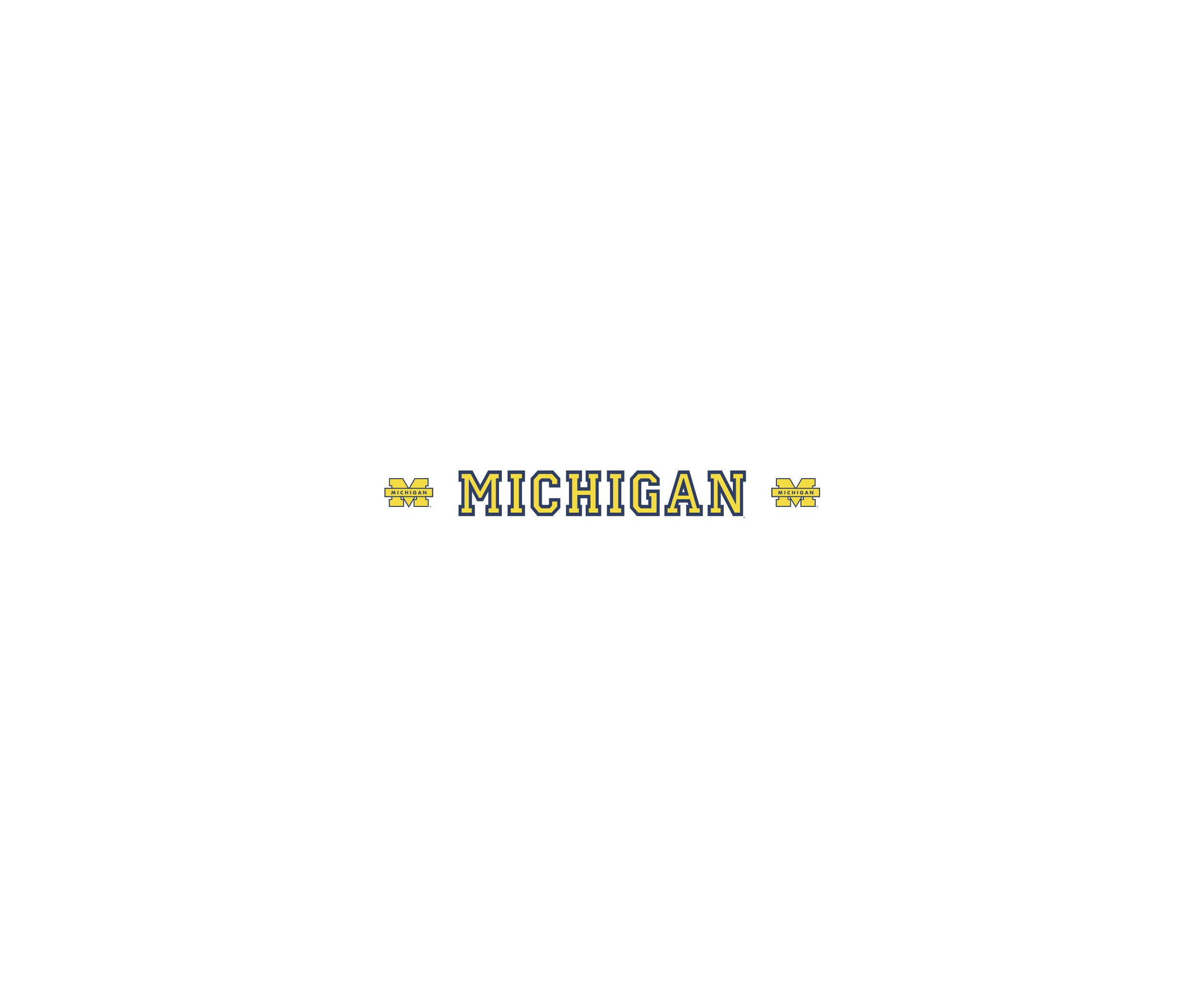 Michigan Wolverines 3标志