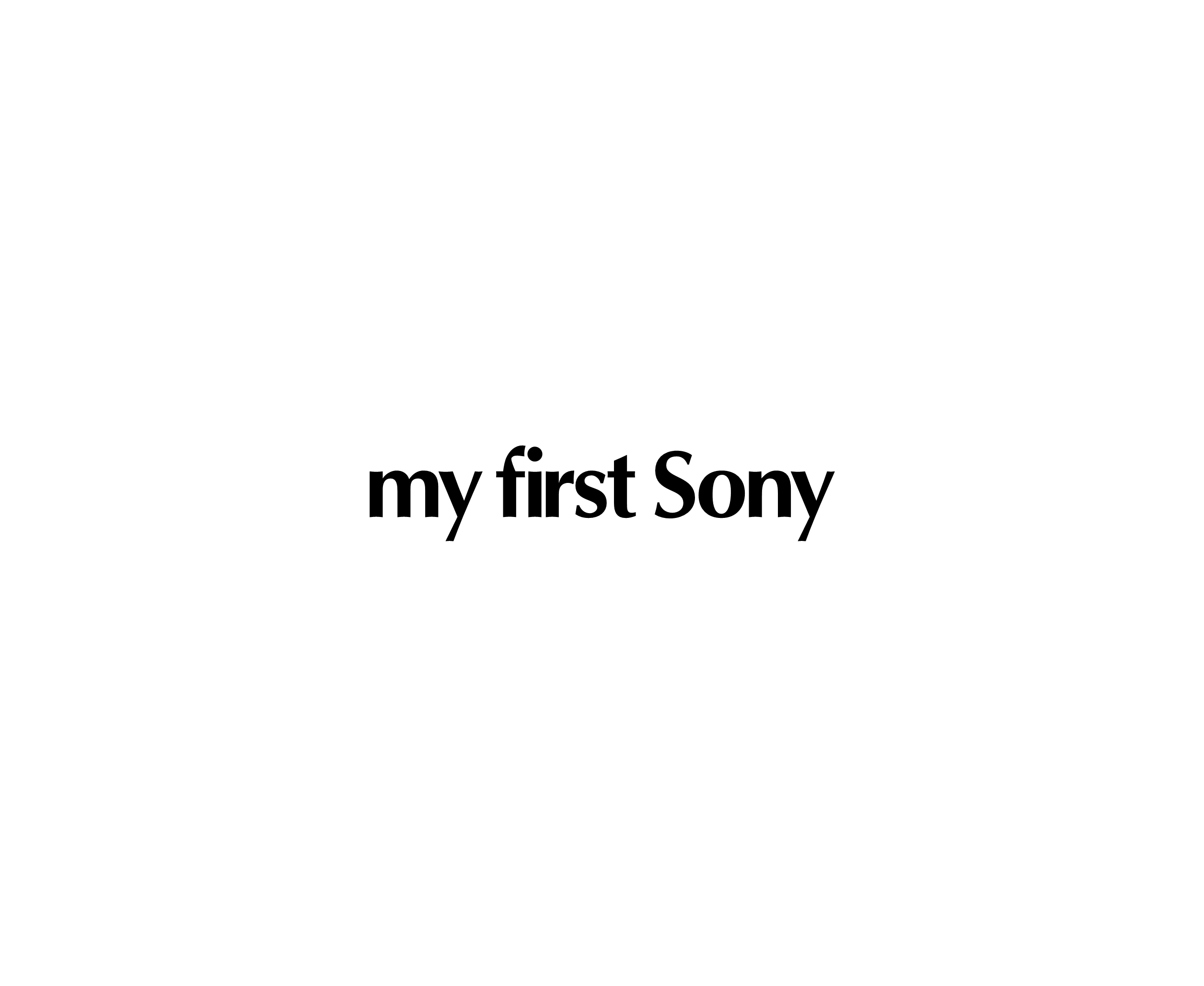 My First Sony标志
