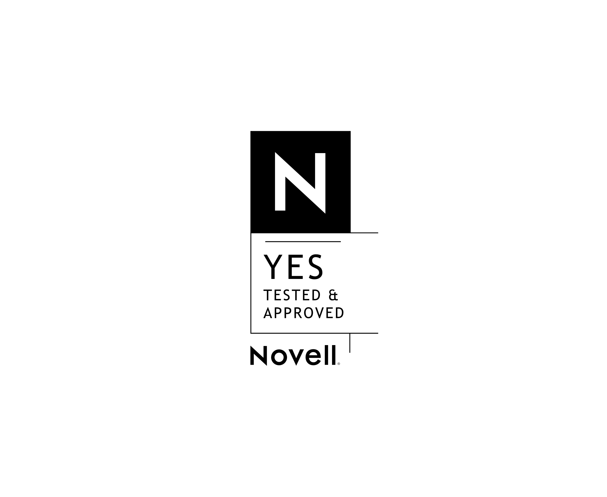 Novell Yes 1标志