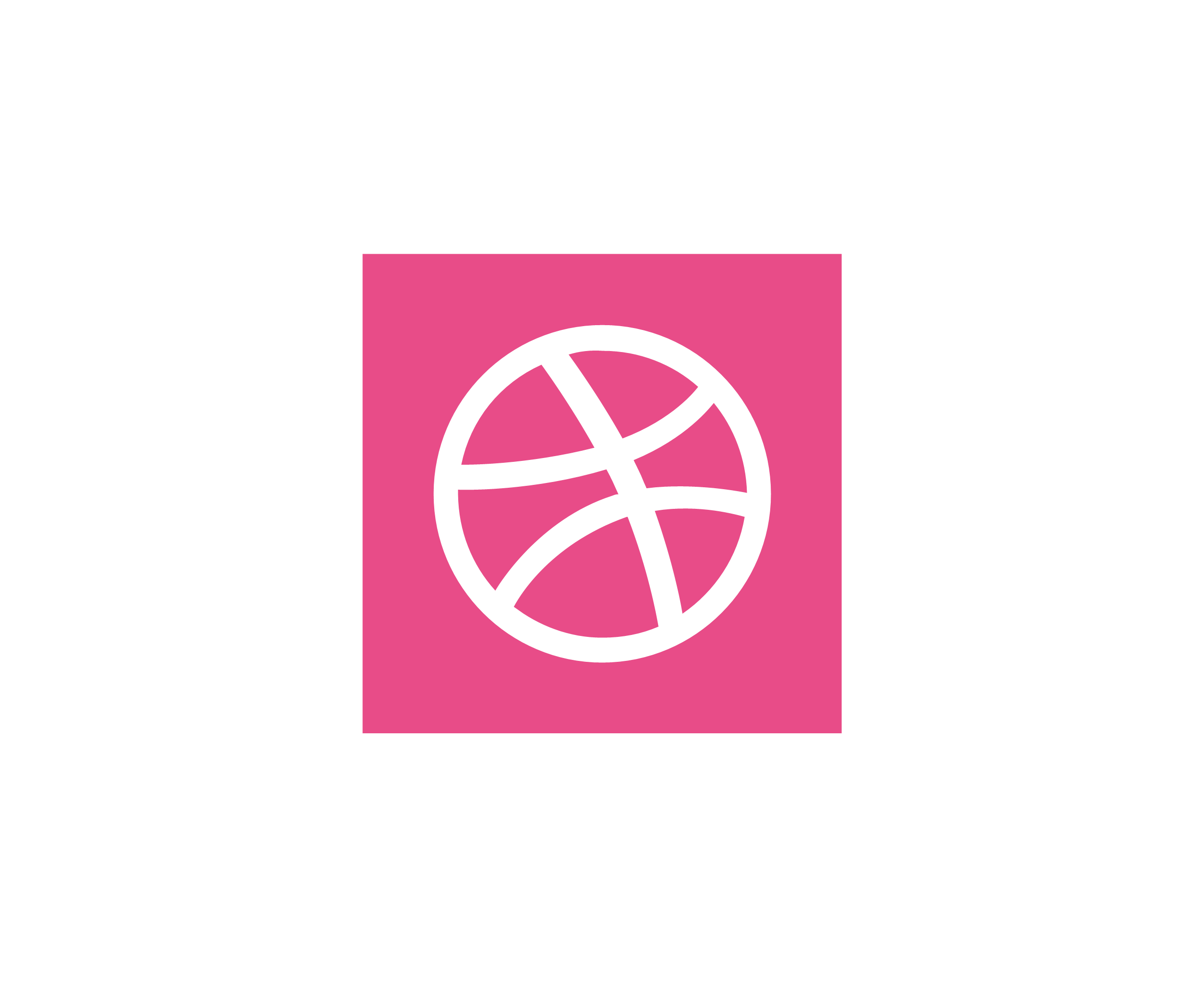 Dribbble 5标志