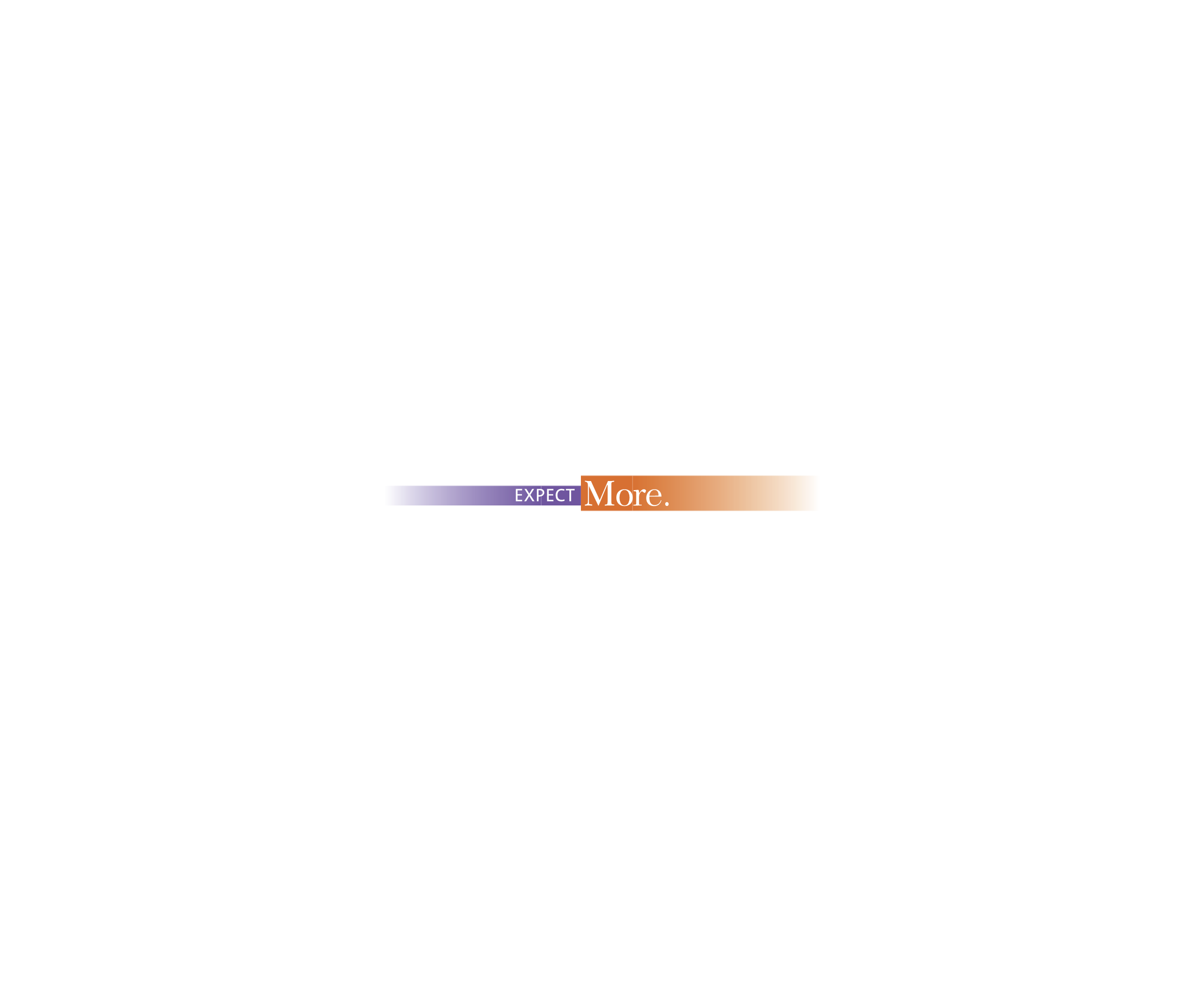 Expect More标志