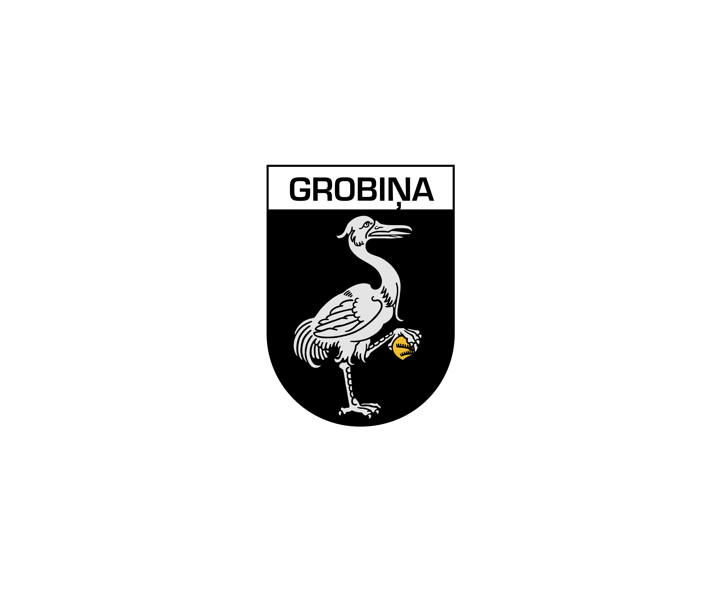 Grobina标志