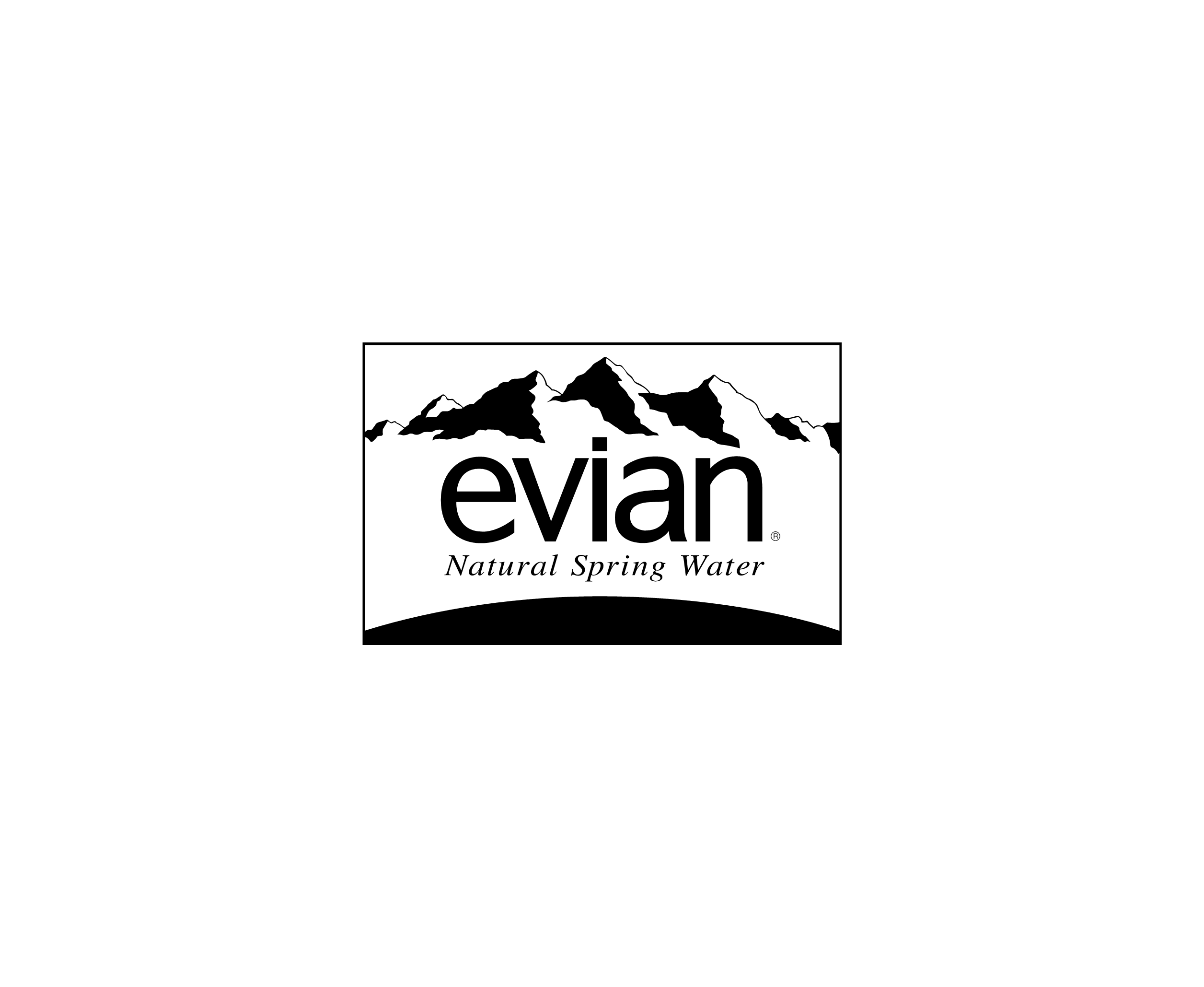 Evian Water 2标志