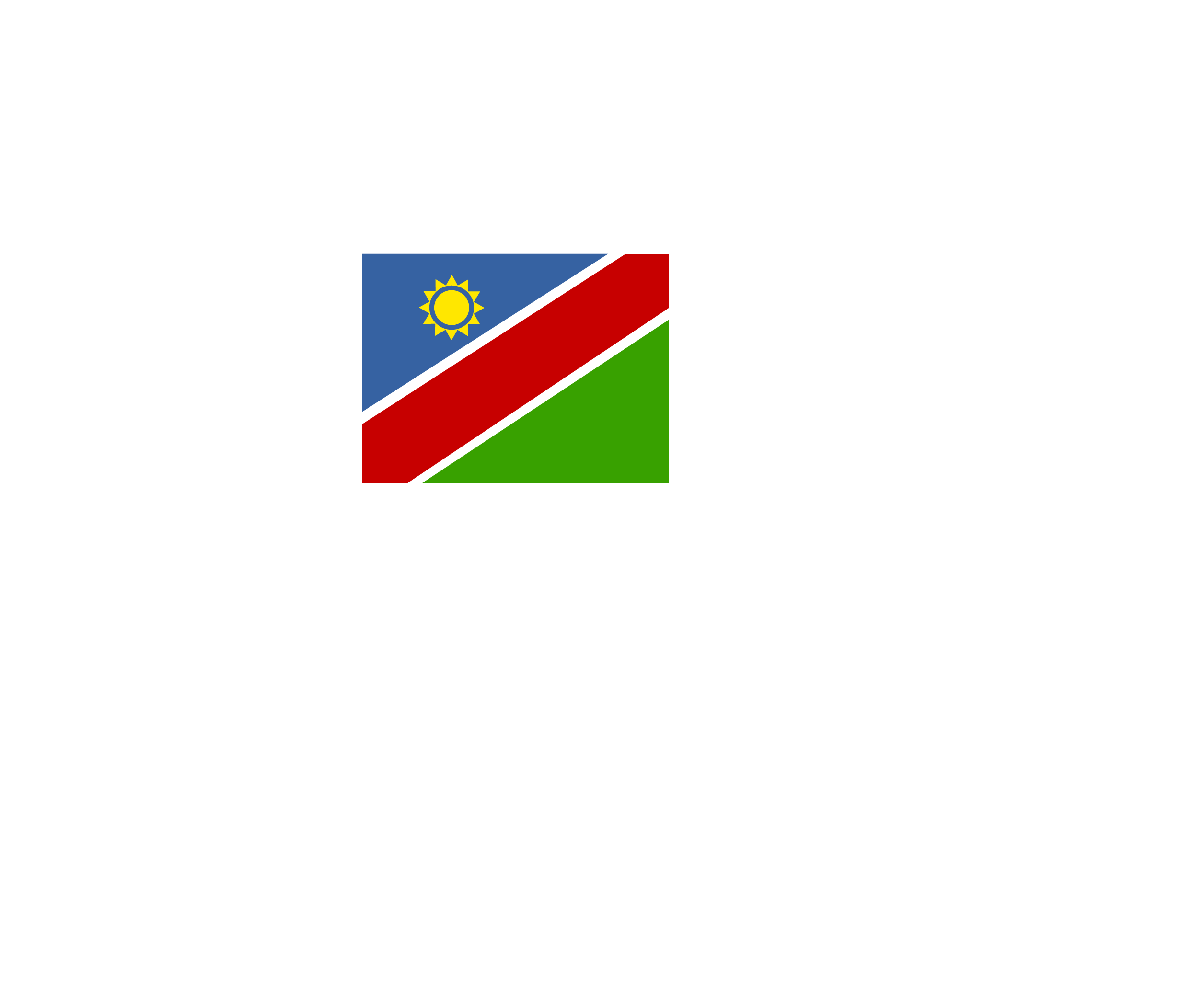 Flag Of Namibia标志