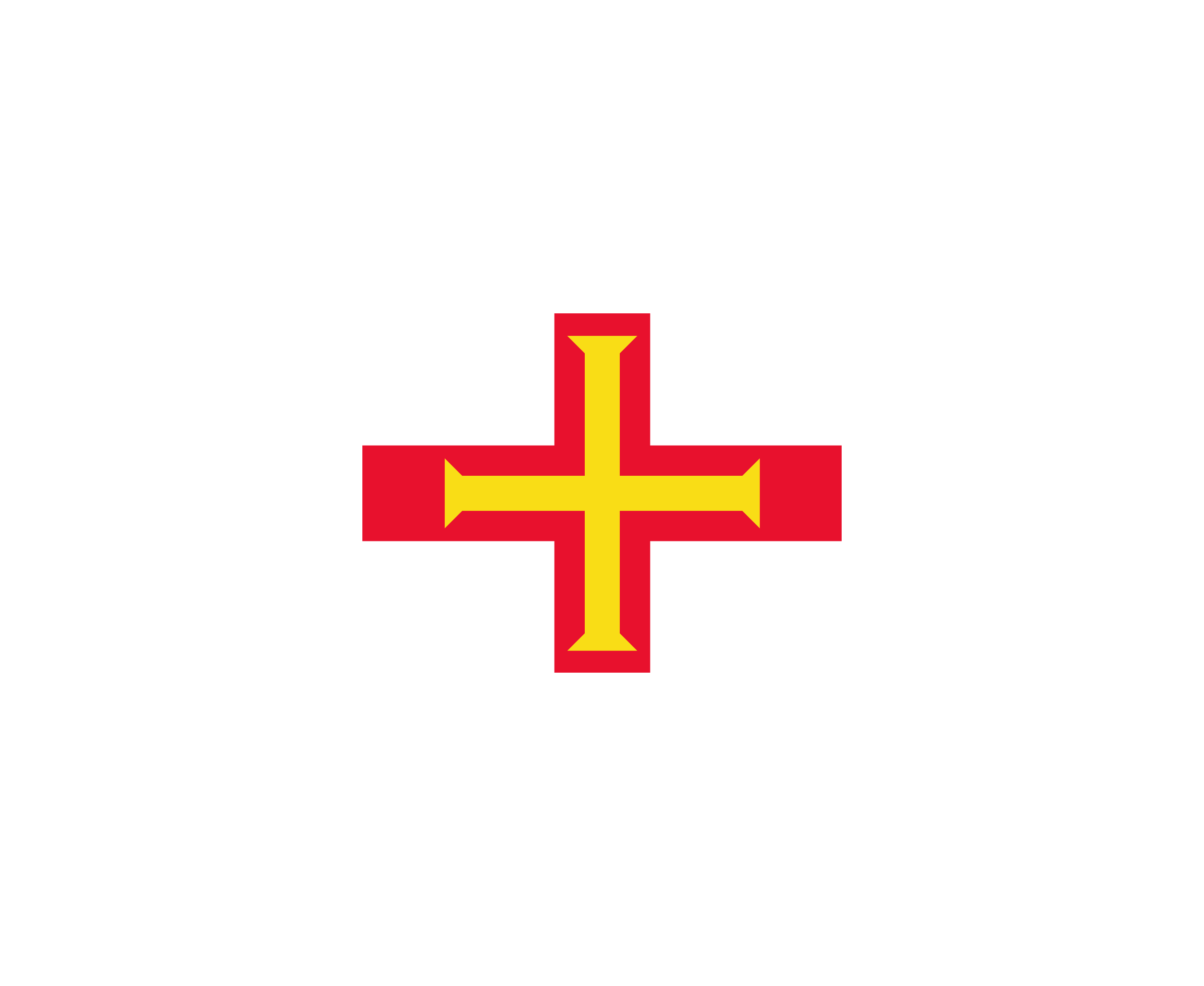 Flag Of Guernsey标志