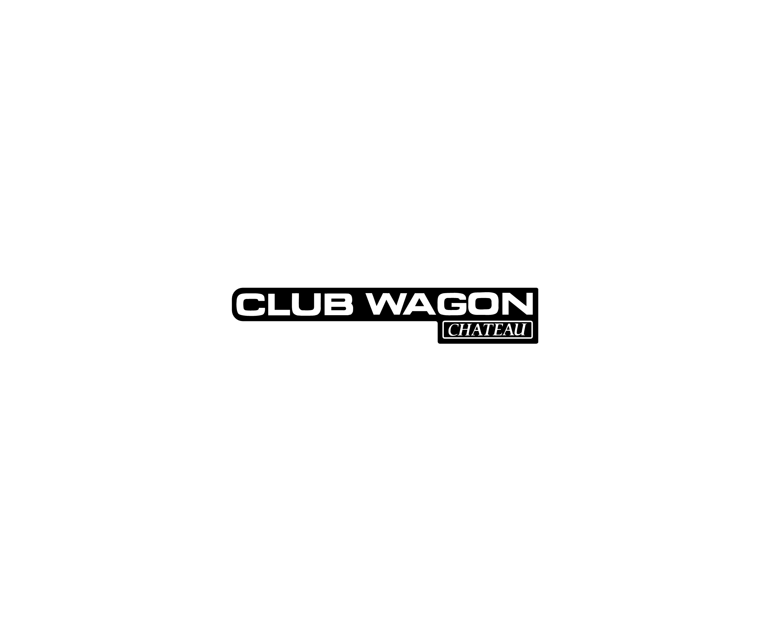 Ford Club Wagon Chateau标志