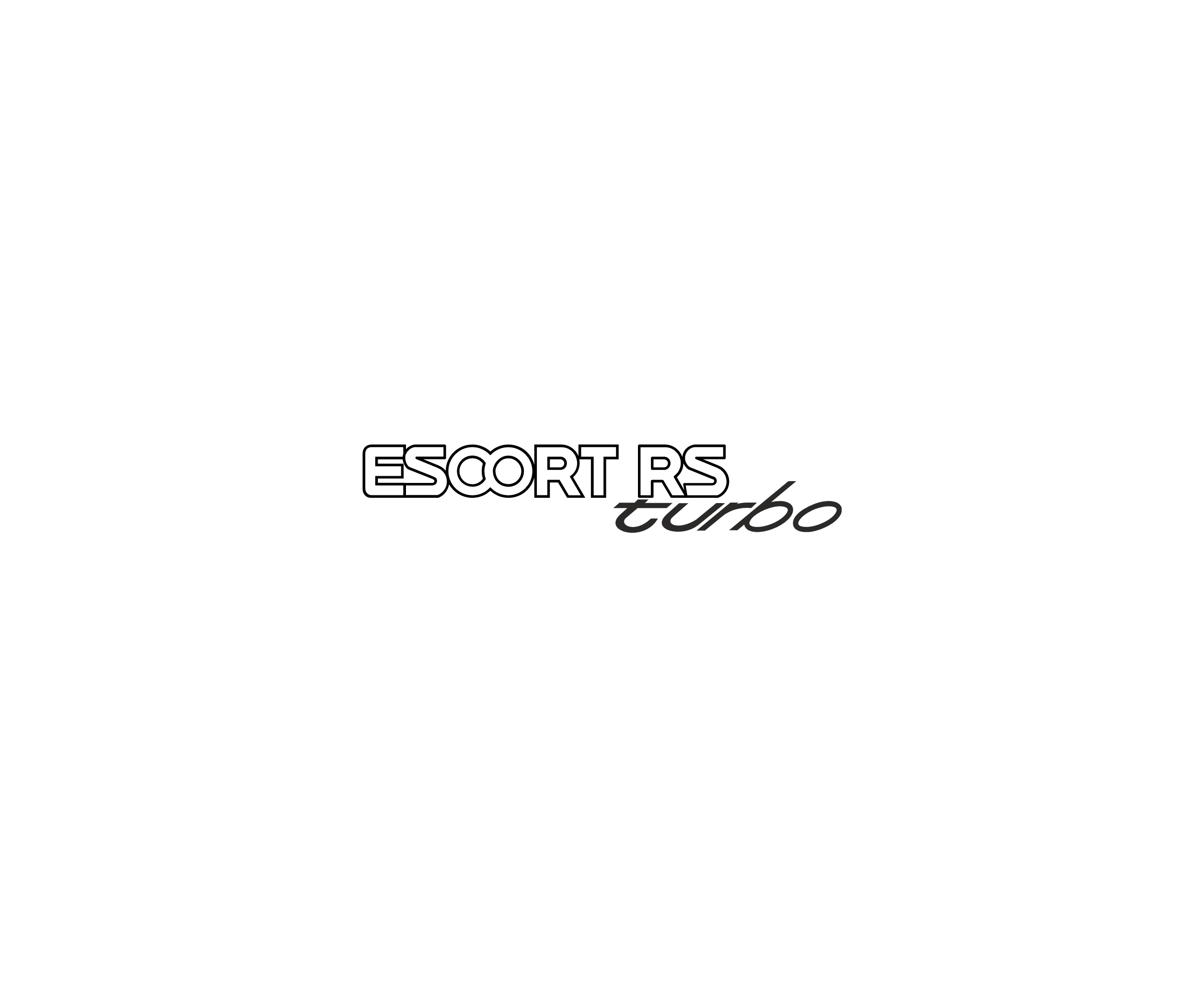 Escort Rs Turbo Mk4 1标志