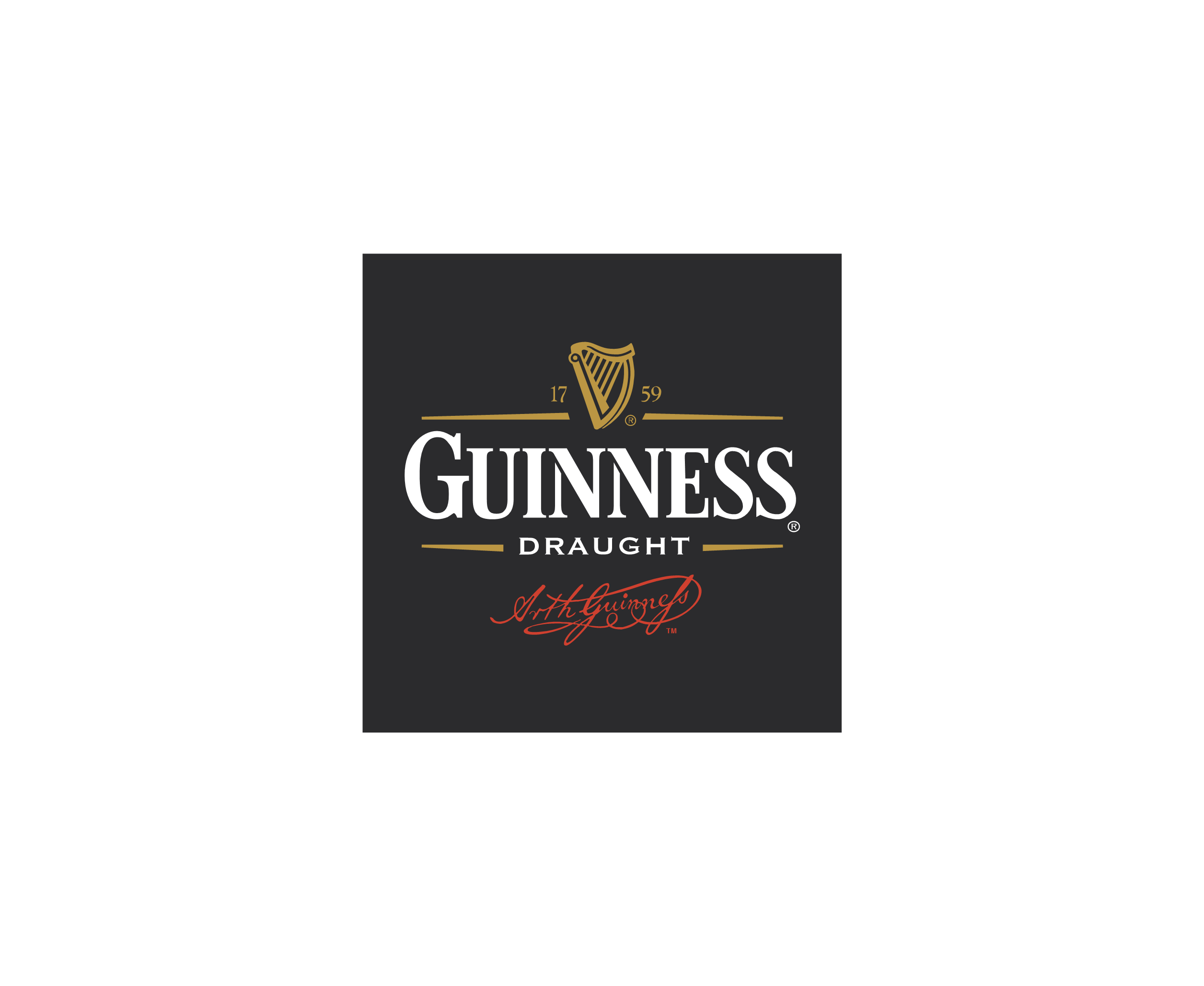 Guiness Draught标志