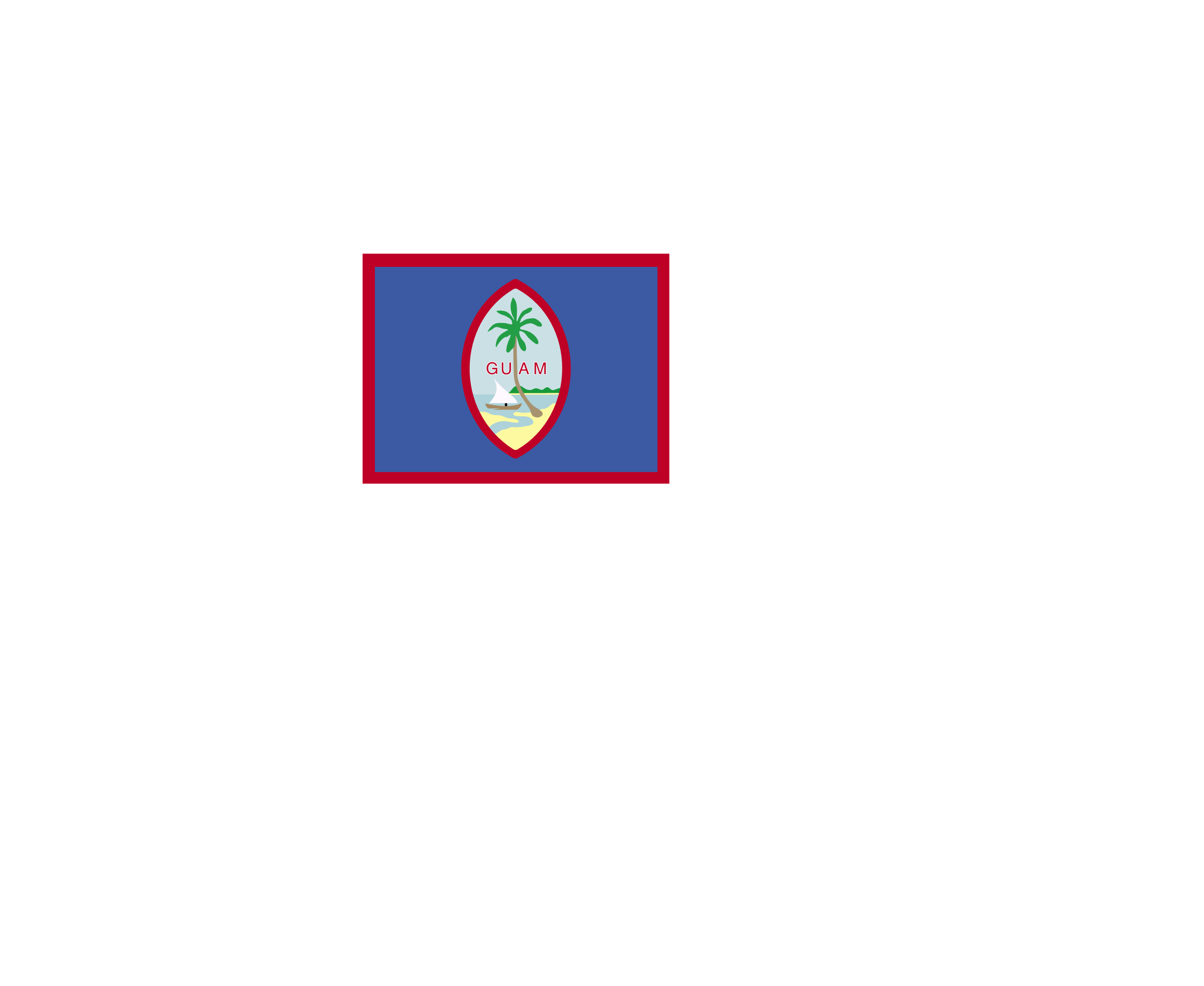 Flag Of Guam标志