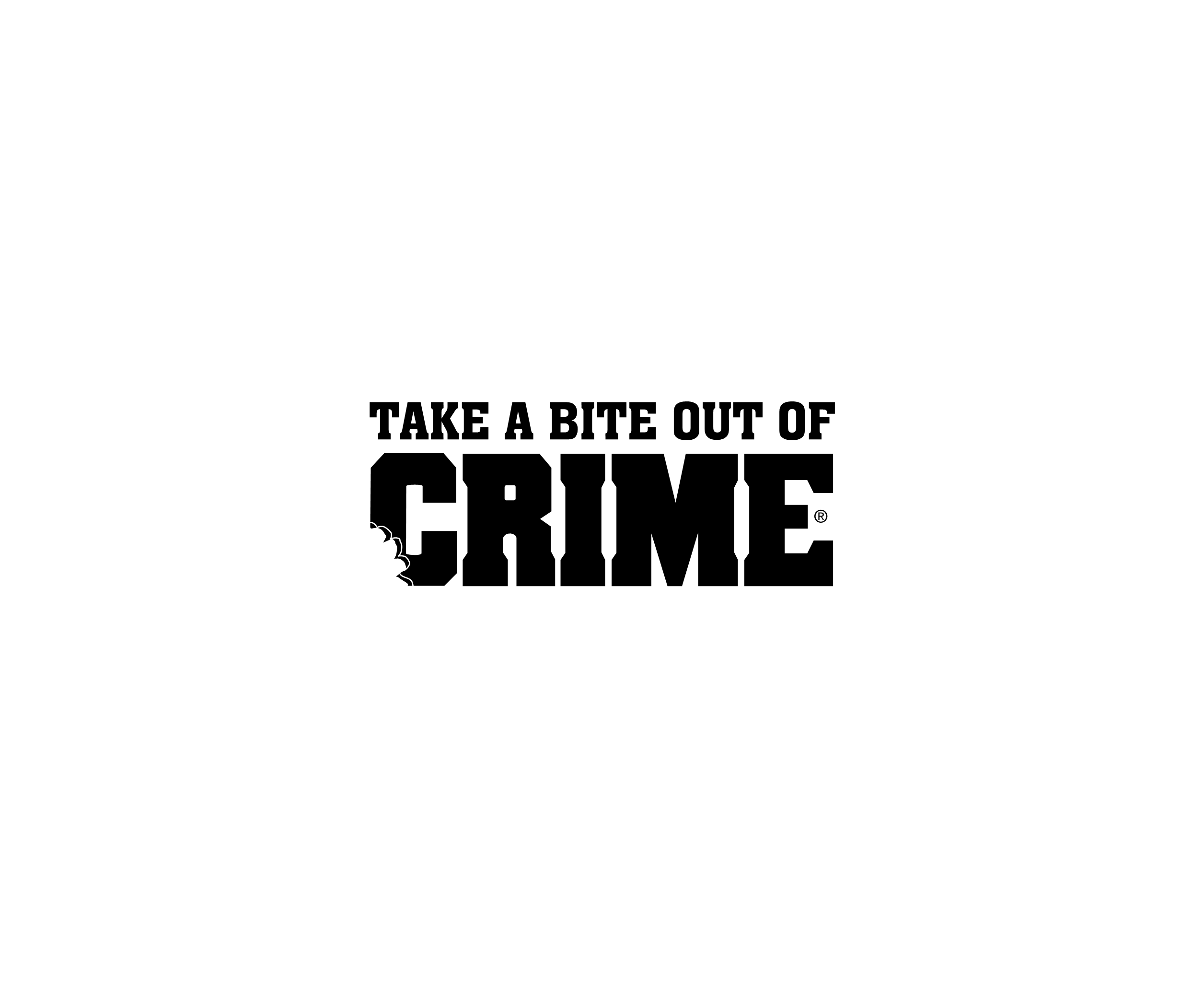 Take A Bite Out Of Crime标志